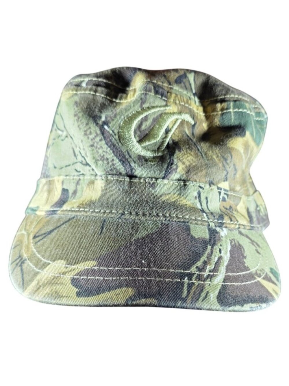 Corona Light Camo Military-Style Cap Embroidered Logos Green Camouflage Beer